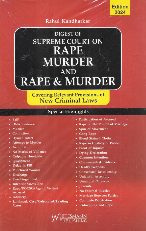 Digest Of Supreme Court On Rape Murder And Rape & Murder