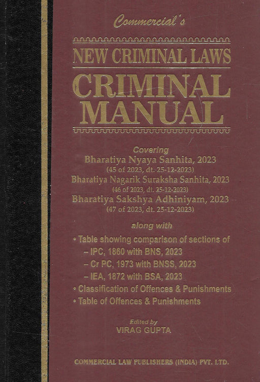 New Criminal Laws - Criminal Manual