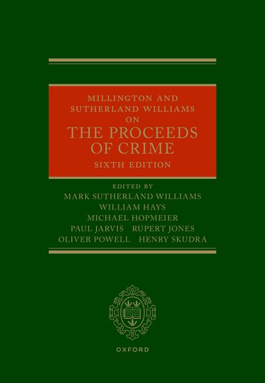 Millington and Sutherland Williams on the Proceeds of Crime