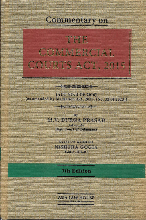 The Commercial Courts Act . 2015