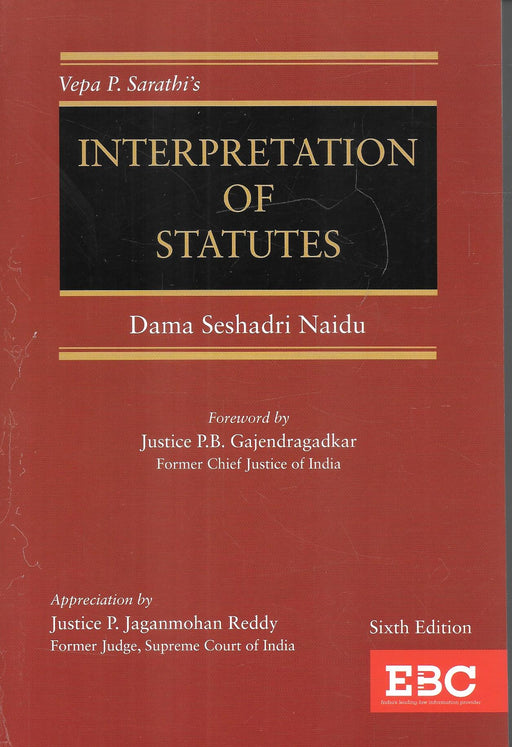 Vepa P. Sarathi's Interpretation of Statutes