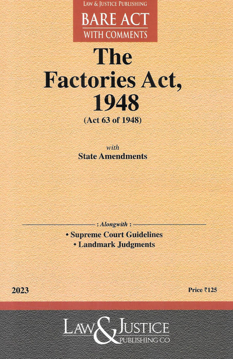 The Factories Act , 1948(Bare-Act)
