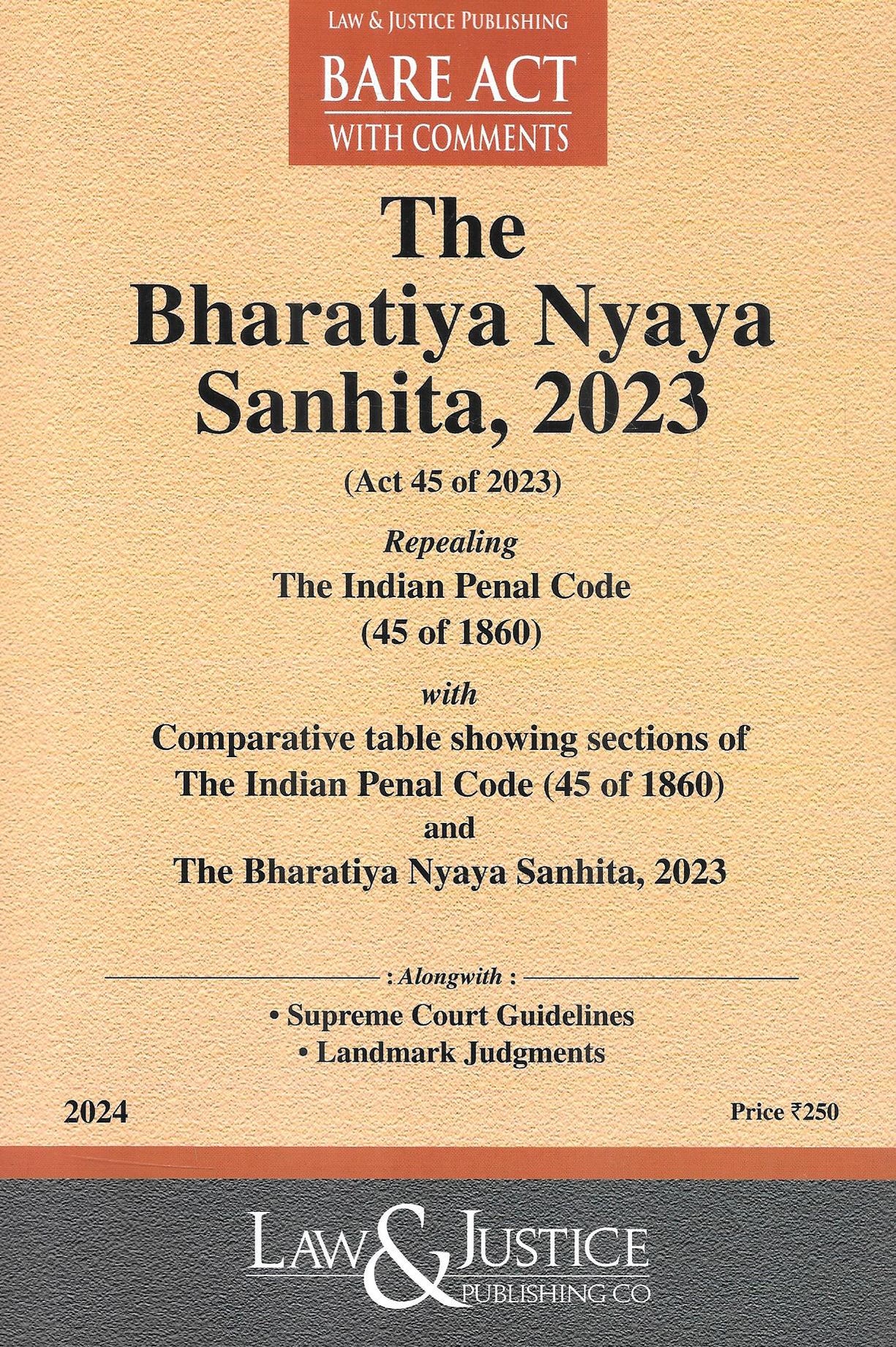 The Bharatiya Nyaya Sanhita, 2023