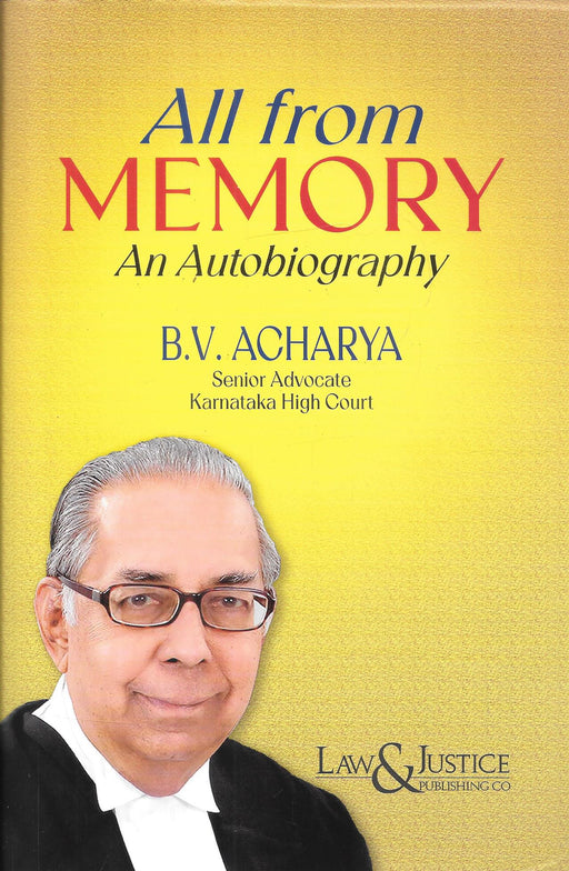 All From Memory An Autobiography