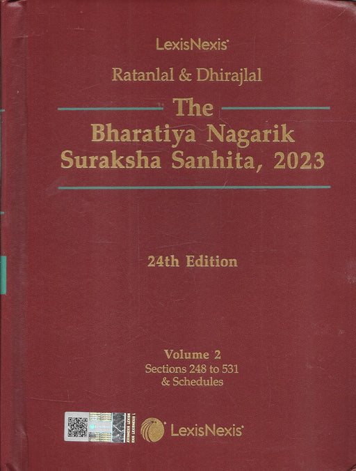 Ratanlal & Dhirajlal: The Bharatiya Nagarik Suraksha Sanhita in 2 volumes
