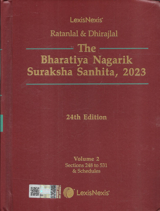 Ratanlal & Dhirajlal: The Bharatiya Nagarik Suraksha Sanhita in 2 volumes
