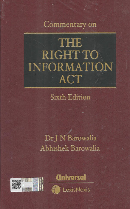 Commentary on The Right to Information Act