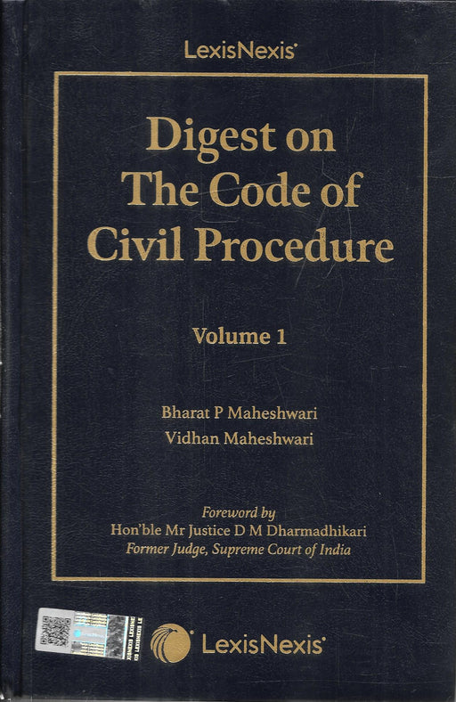 Digest on The Code of Civil Procedure 2 Volume hardbound set by Bharat P. Maheshwari and Vidhan Maheshwari