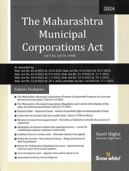 The Maharashtra Municipal Corporation Act