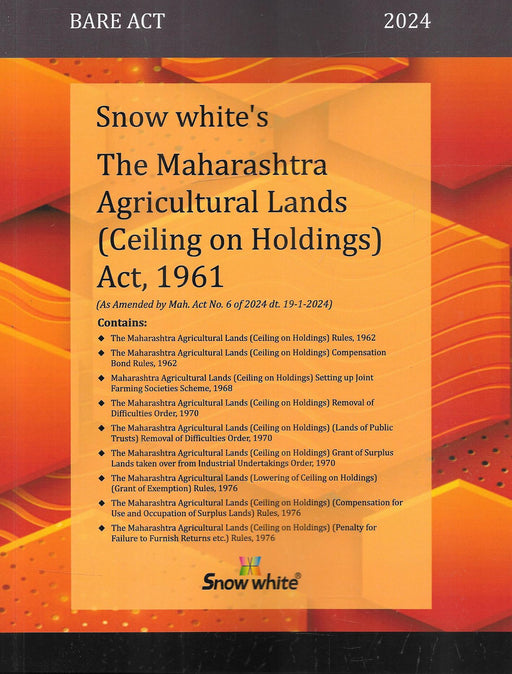 The Maharashtra Agricultural Lands (Ceiling on Holdings) Act , 1961