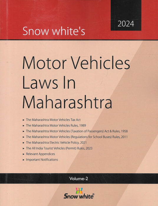 Motor Vehicles Laws in Maharashtra in 2 vols