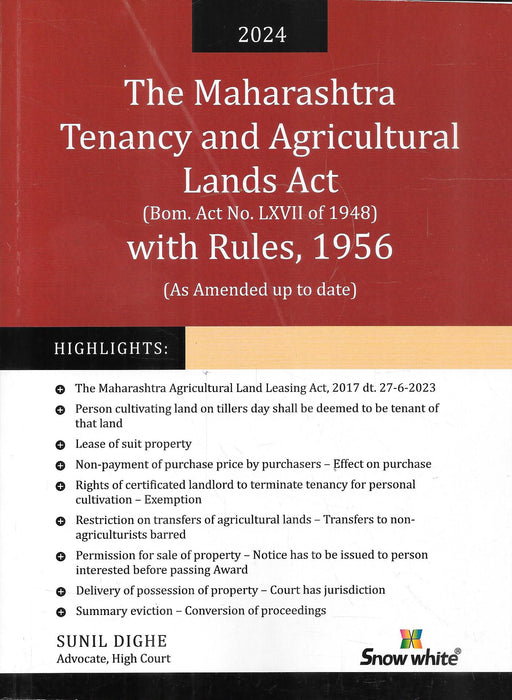 The Maharashtra Tenancy and Agricultural Lands Act with Rules