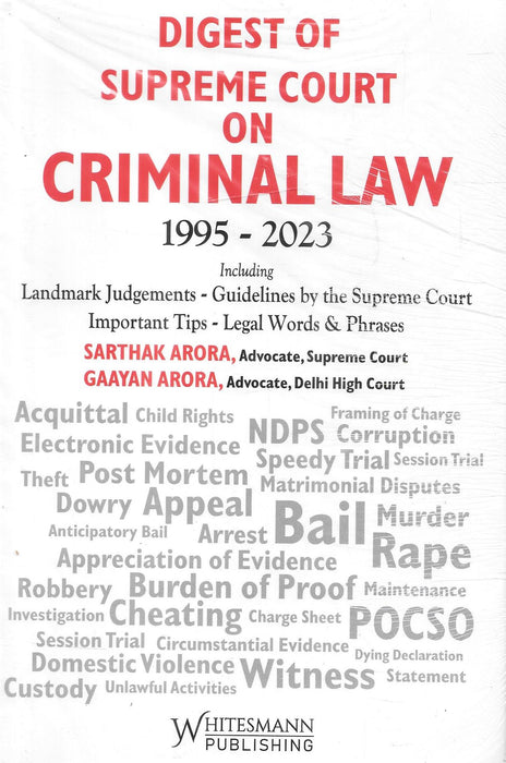 Digest Of Supreme Court On Criminal Law 1995-2023