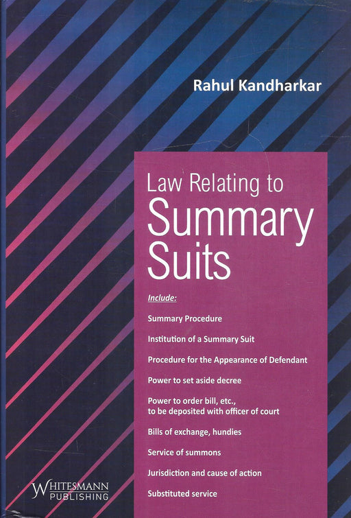 Law Relating to Summary Suits