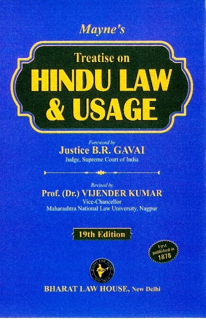 Mayne’s Treatise on Hindu Law And Usage