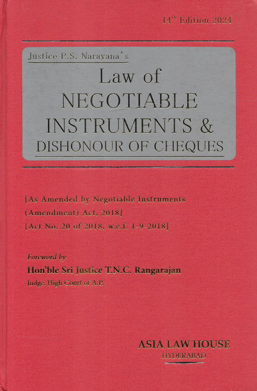 Law of Negotiable Instruments and Dishonour of Cheques