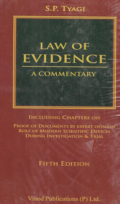 The Of Evidence A Commentary (In 2 Volume)