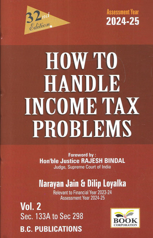 How to Handle Income Tax Problems in 2 vols AY 2024-2025