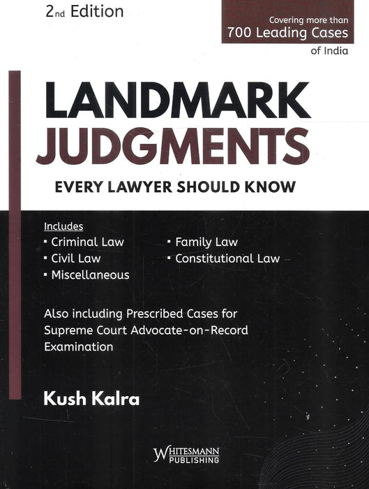 Landmark Judgments Every Lawyer Should Know