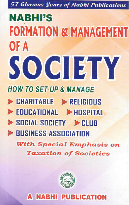 Formation & Management of A Society How to Set-up & Manage