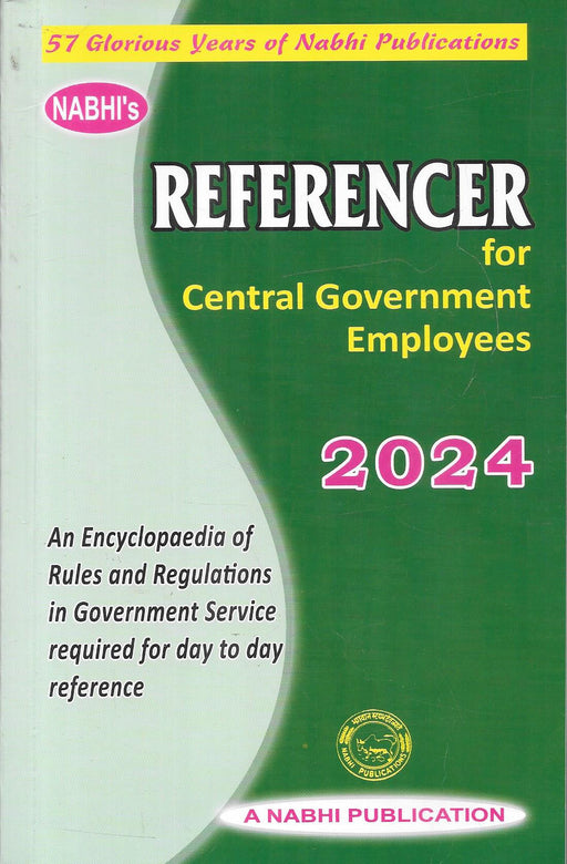 REFERENCER for Central Government Employees 2024 (with Personal Recorder & Year Planner 2024-2025)