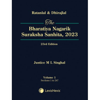 Ratanlal & Dhirajlal: The Bharatiya Nagarik Suraksha Sanhita in 2 volumes