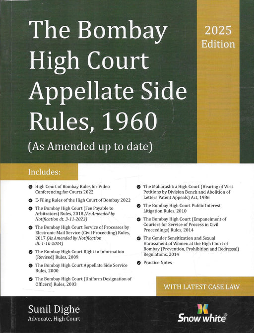 The Bombay High Court Appellate Side Rules, 1960