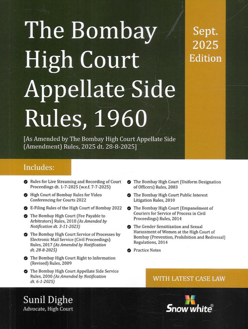 The Bombay High Court Appellate Side Rules, 1960