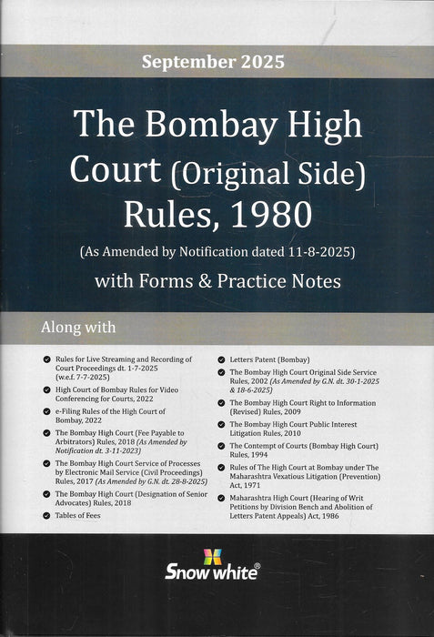The Bombay High Court (Original Side) Rules, 1980