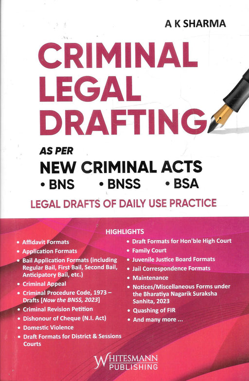 Criminal Legal Drafting as per New Criminal Acts