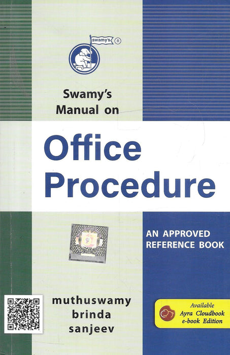 Swamy's Manual on Office Procedure 2026 Edition by Muthuswamy Brinda Sanjeev published by Swamy Publishers