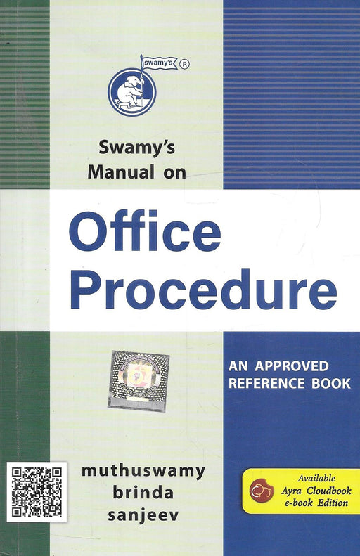 Swamy's Manual on Office Procedure 2026 Edition by Muthuswamy Brinda Sanjeev published by Swamy Publishers