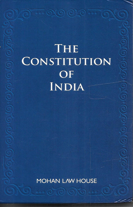 The Constitution of India Blue Leatherette Pocket Edition by Mohan Law House