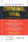 Principles & Procedure of Criminal Trial (From FIR to Final Verdict) by Udai Pratap Singh and Prashant Tripathi, covering BNSS, BSA, BNS, criminal trial procedure, POCSO, NDPS, and virtual criminal trials. ISBN 9788198986719.
