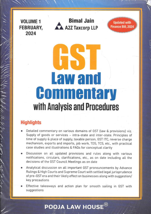 GST Law and Commentary in 4 vols.