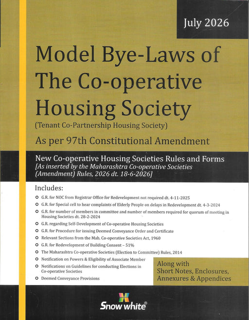 Model Bye-Laws of the Co-operative Housing Society | July 2026 Edition