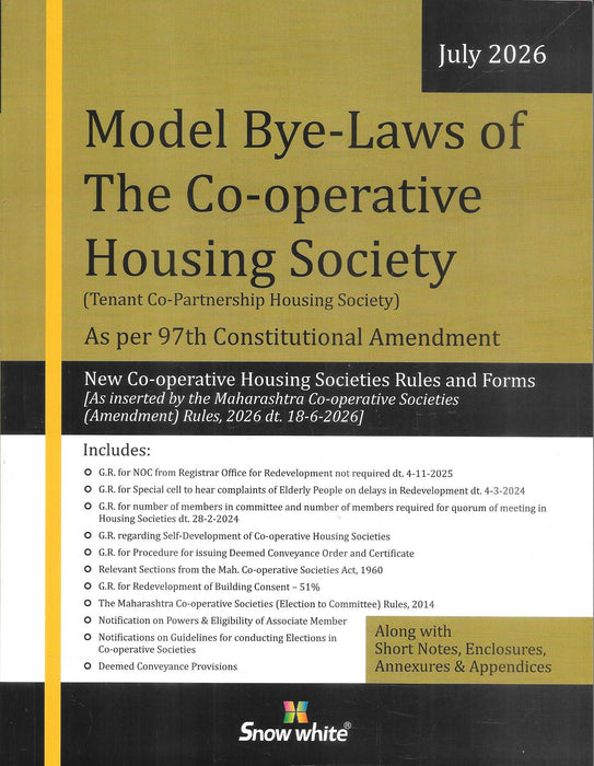 Model Bye-Laws of the Co-operative Housing Society | July 2026 Edition