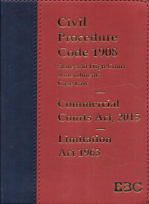 Civil Procedure Code, 1908 Pocket Edition published by EBC containing State and High Court Amendments, Case Law, Commercial Courts Act, 2015 and Limitation Act, 1963.