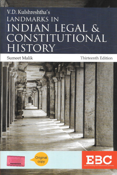 Front cover of the book  V D Kulshreshtha - Constitutional Histort