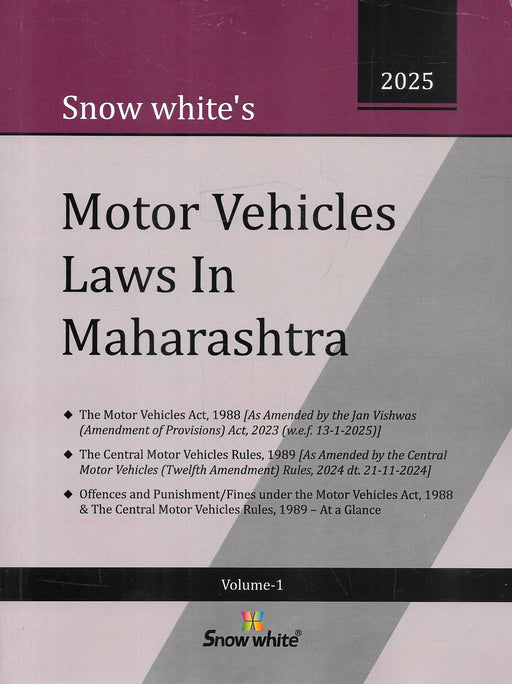 Motor Vehicles Laws in Maharashtra in 2 vols