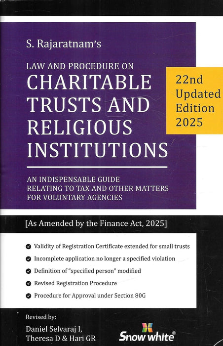 Law And Procedure On Charitable Trusts And Religious Institutions