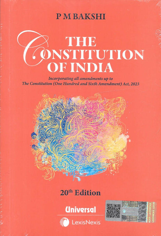 The Constitution of India Pocket Edition by P M Bakshi | 20th Edition | Updated till 106th Amendment Act 2023