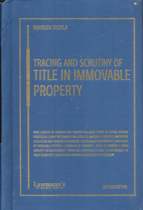 Tracing and Scrutiny of Title in Immovable Property