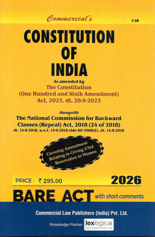 Constitution Of India, 1950 (Bare Act)