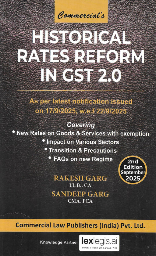 Historical Rates Reform in GST 2.0