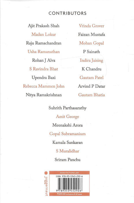 Book cover of [In]Complete Justice? The Supreme Court at 75 – Critical Reflections edited by S. Muralidhar. A commemorative volume featuring essays from judges, advocates, and scholars on the Supreme Court’s role, accountability, and constitutional values in Indian democracy.