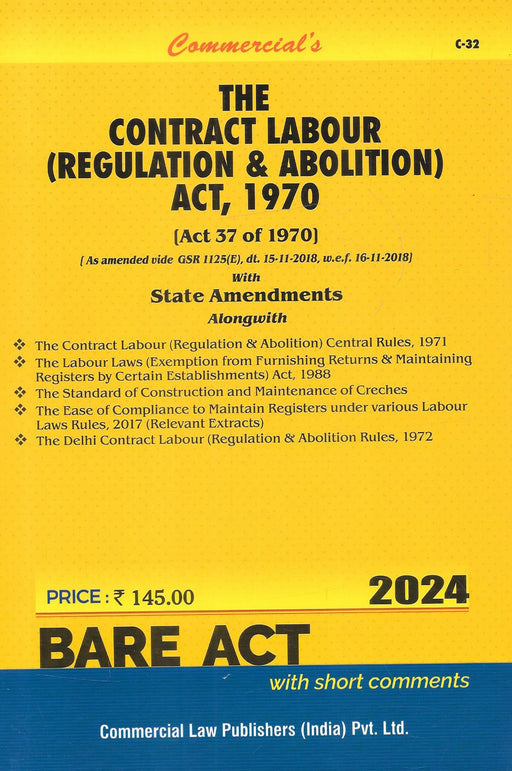 The Contract Labour (Regulation and Abolition) Act, 1970