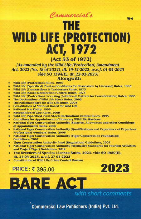 The Wild Life (Protection) Act ,1972