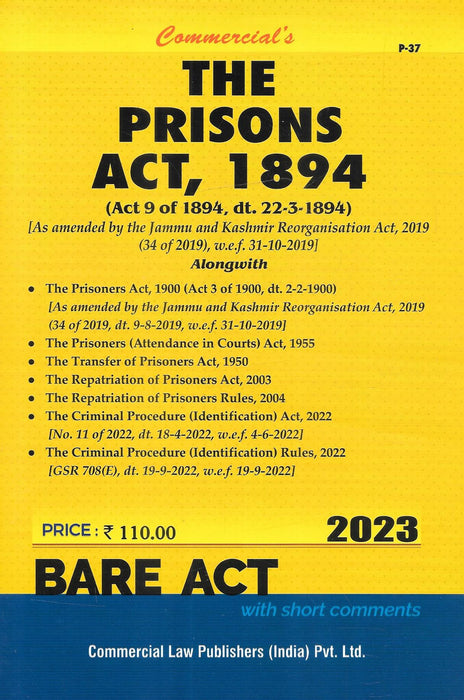 The Prisons Act, 1894