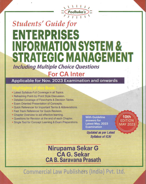 CA Inter - Students Guide For Enterprises Information System & Strategic Management